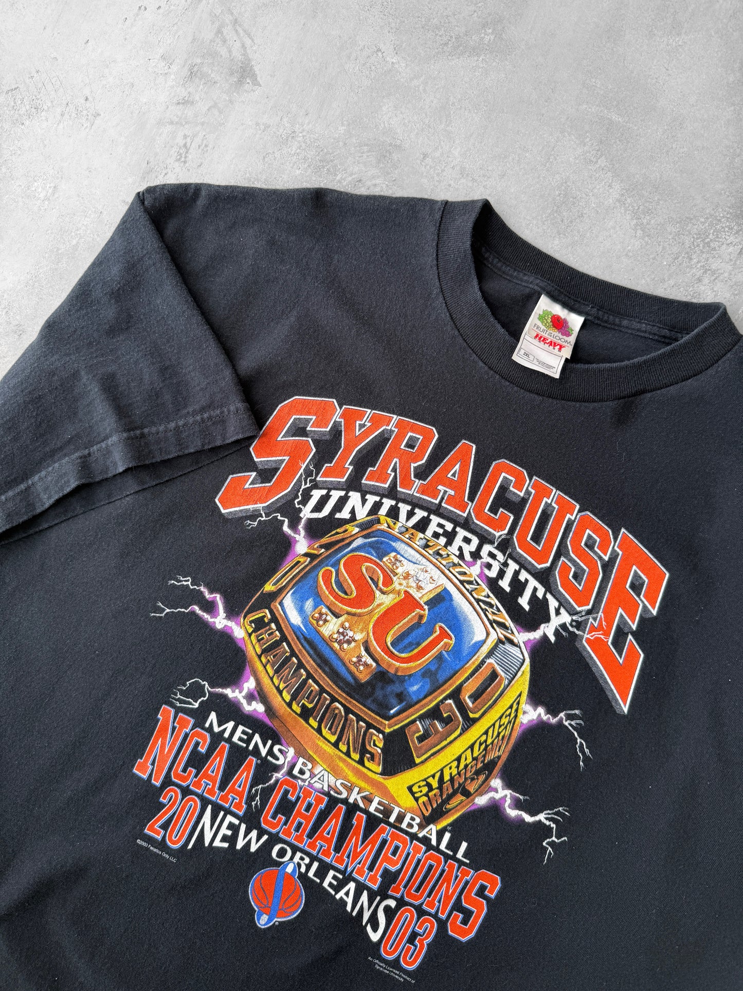 Syracuse University Championship Ring T-Shirt '03 - XXL