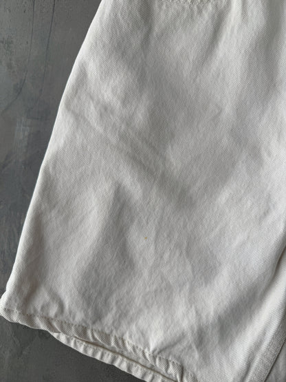 Levi's 550 White Jean Shorts 90's - Size 2-4