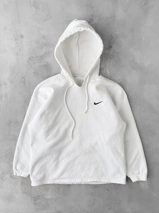White Nike Essential Hoodie 90's - XS