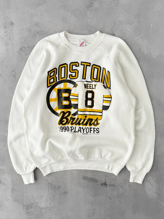 Boston Bruins Playoffs Sweatshirt '90 - Medium