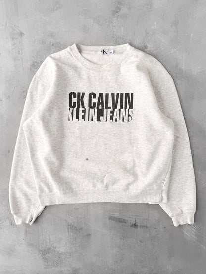 Calvin Klein Jeans Sweatshirt 90's - Large