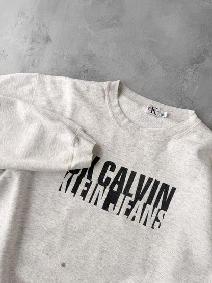 Calvin Klein Jeans Sweatshirt 90's - Large