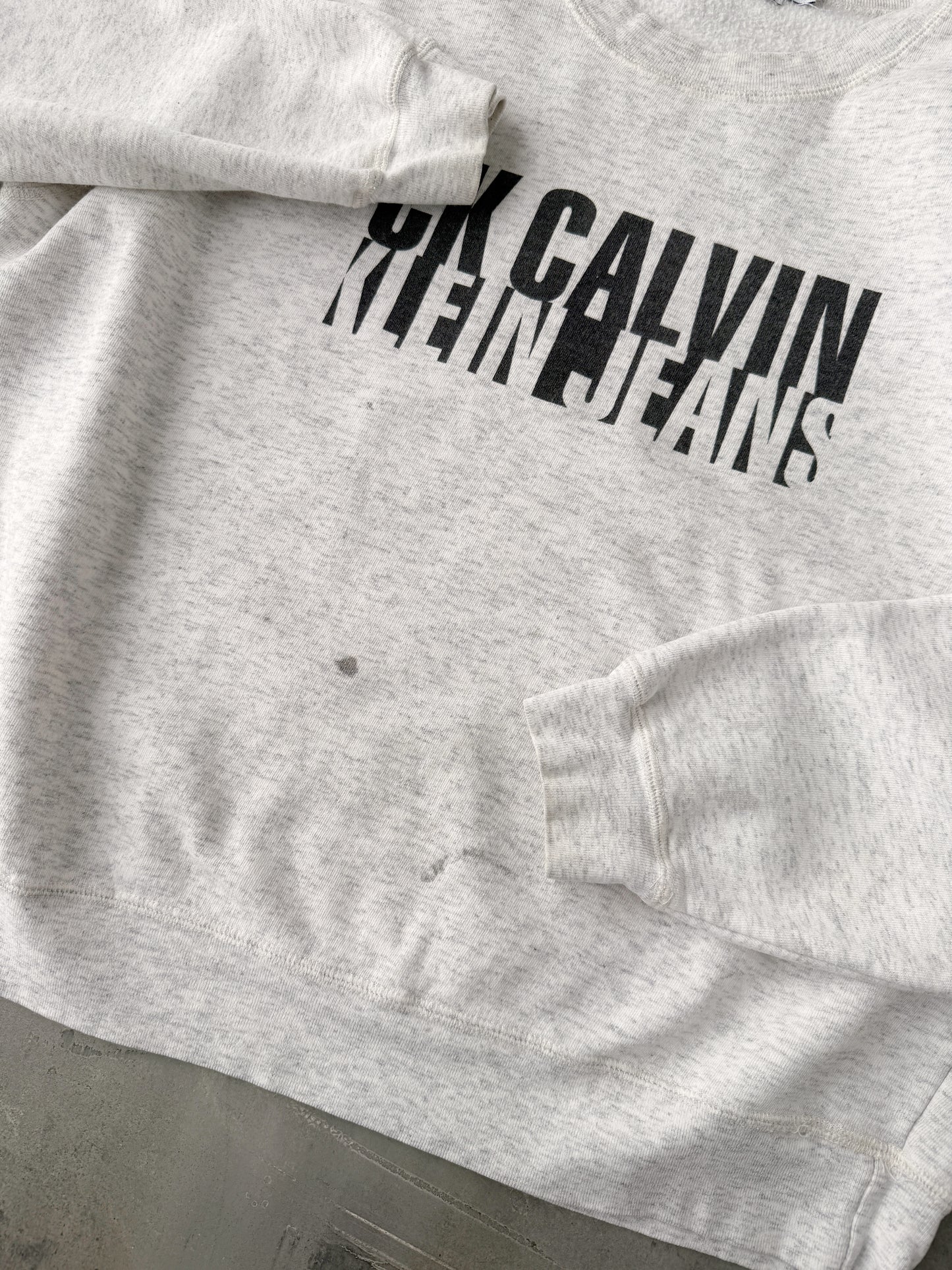 Calvin Klein Jeans Sweatshirt 90's - Large