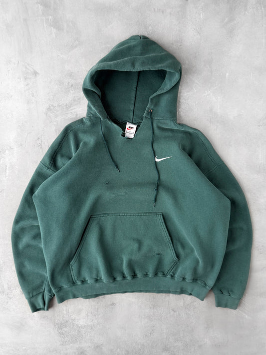 Distressed Nike Essential Hoodie 90's - XL