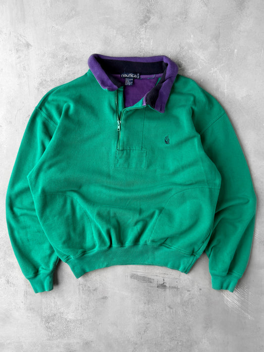 Nautica Colorblock Sweatshirt 90's - Large