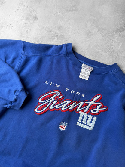 New York Giants Sweatshirt Y2K - Large
