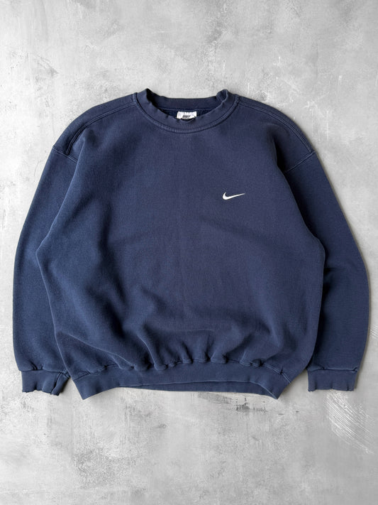 Navy Blue Nike Essential Sweatshirt 90's - XL