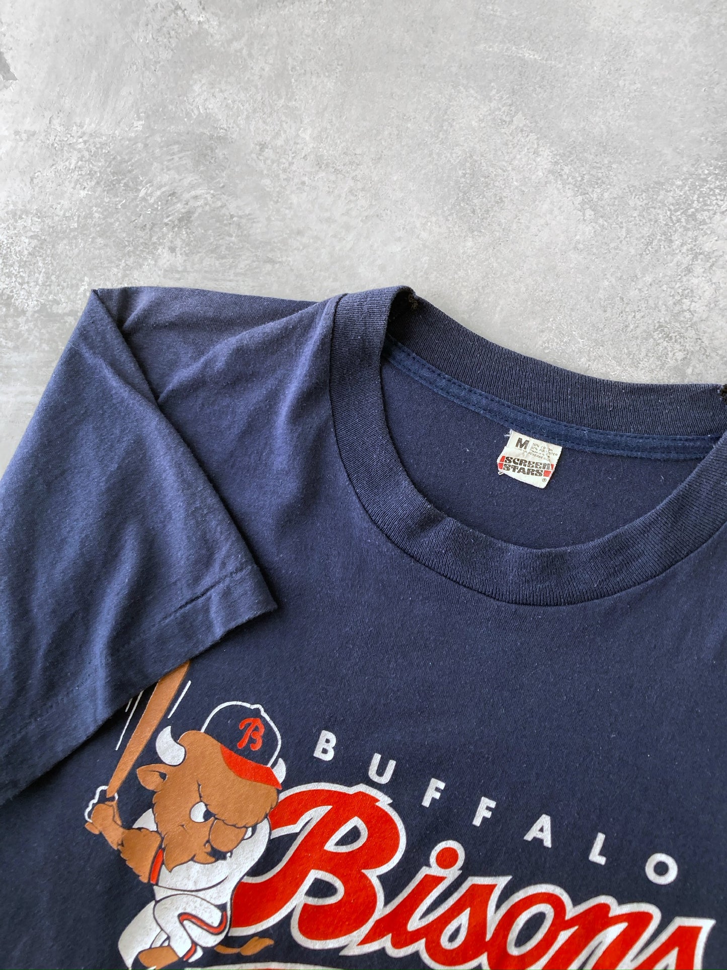 Buffalo Bisons T-Shirt 80's - Small