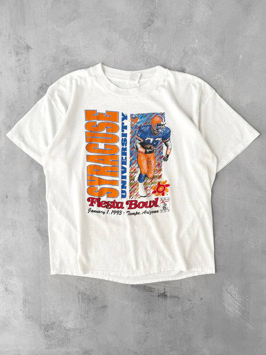 Syracuse University Football T-Shirt '93 - Large