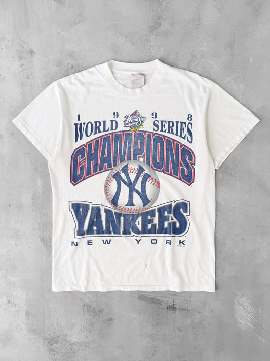 New York Yankees World Series T-Shirt '98 - Medium