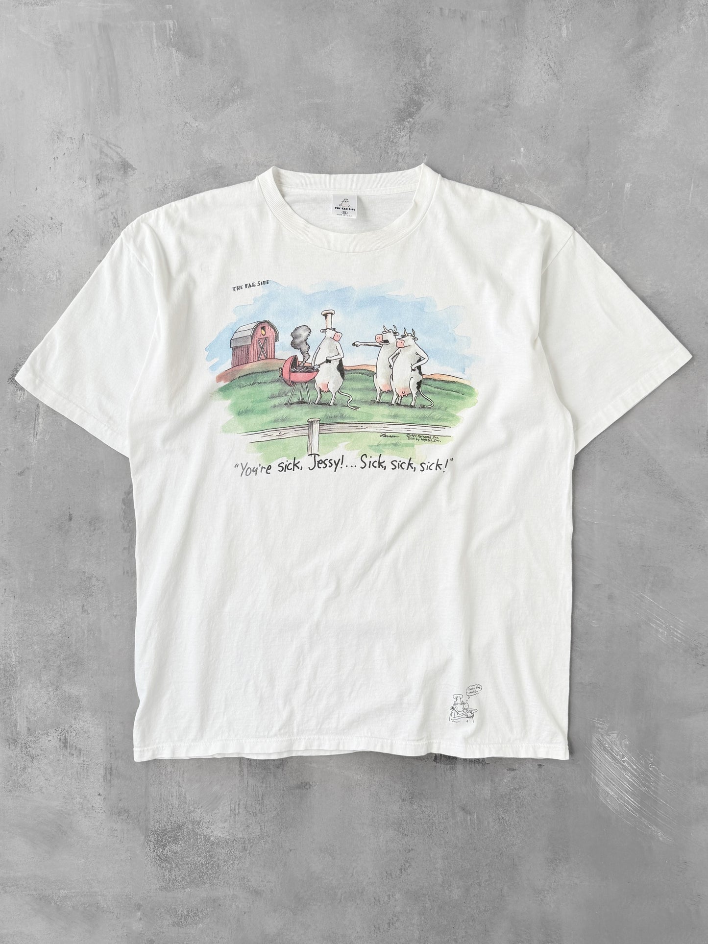 Far Side Comic T-Shirt 90's - XL