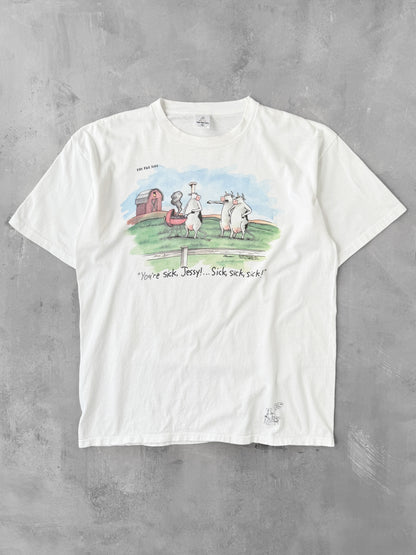 Far Side Comic T-Shirt 90's - XL