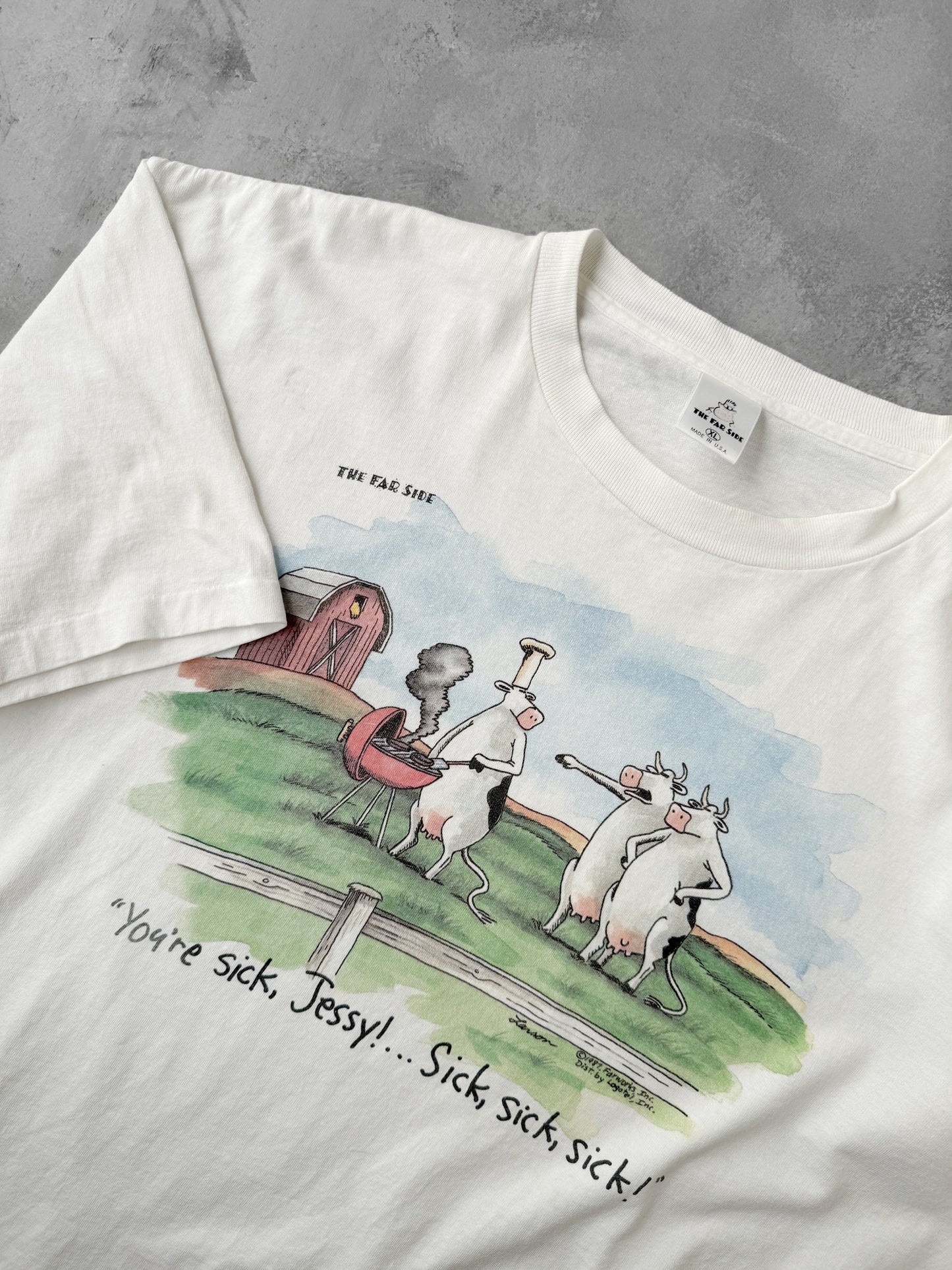 Far Side Comic T-Shirt 90's - XL