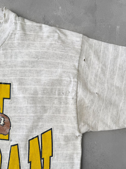 University of Michigan Distressed T-Shirt 90's - Medium