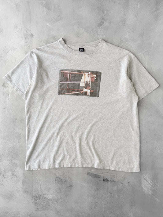 GAP Boxing T-Shirt Y2K - Large