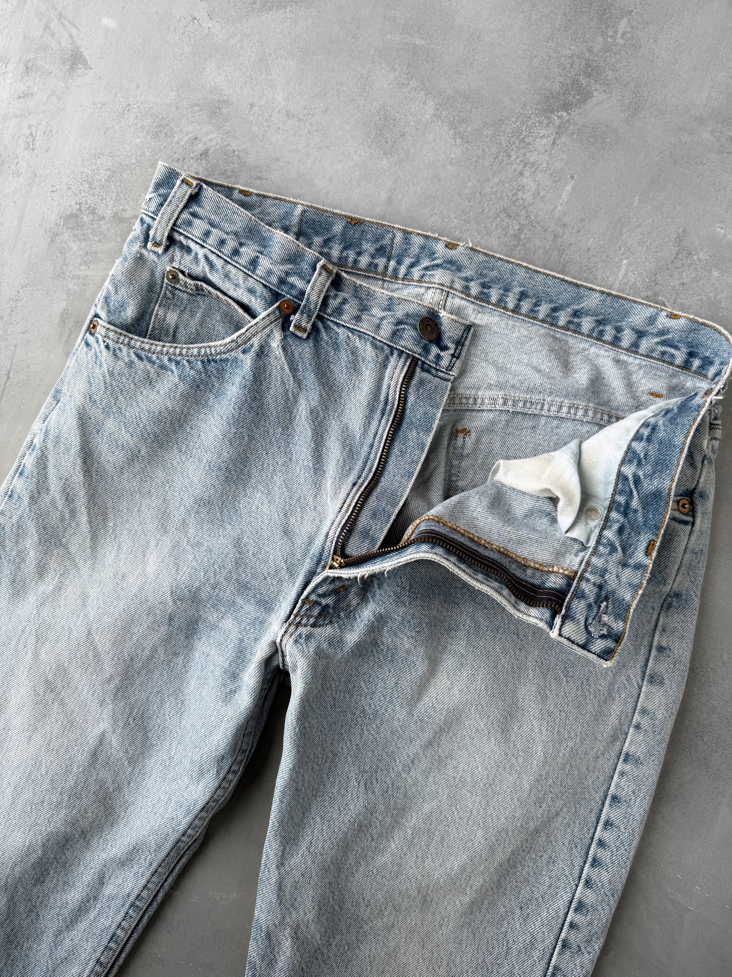 Levi's 505 Light Wash Jeans 80's - 32x31