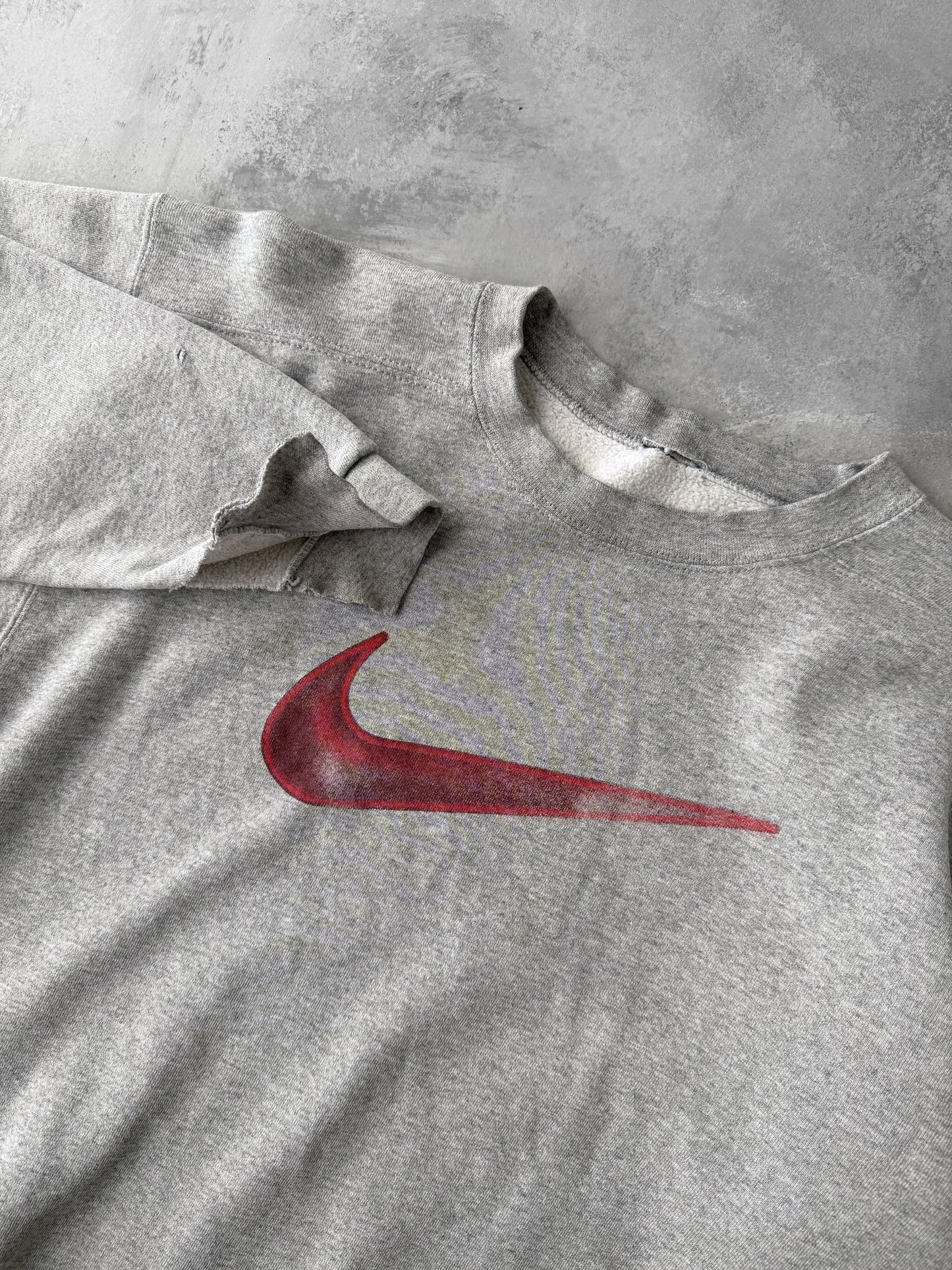 Distressed Nike Sweatshirt 90's - Small / Medium