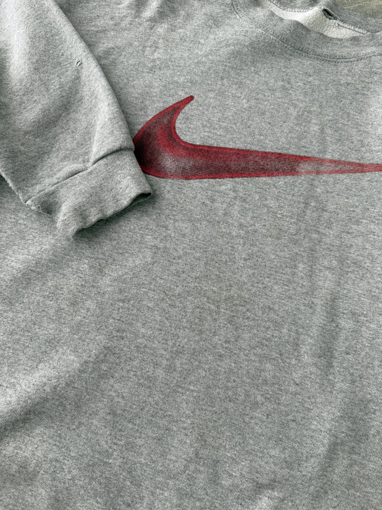 Distressed Nike Sweatshirt 90's - Small / Medium