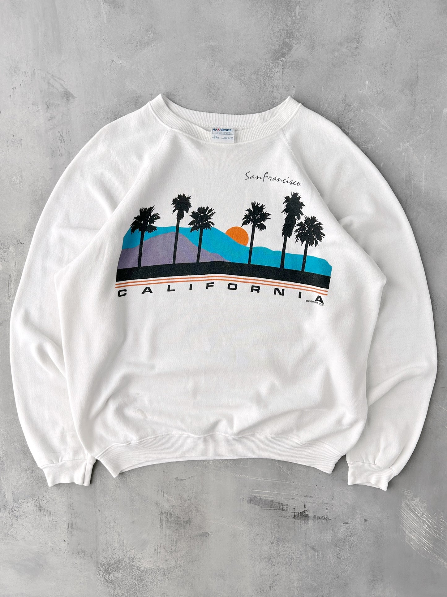 San Francisco California Sweatshirt '85 - Large