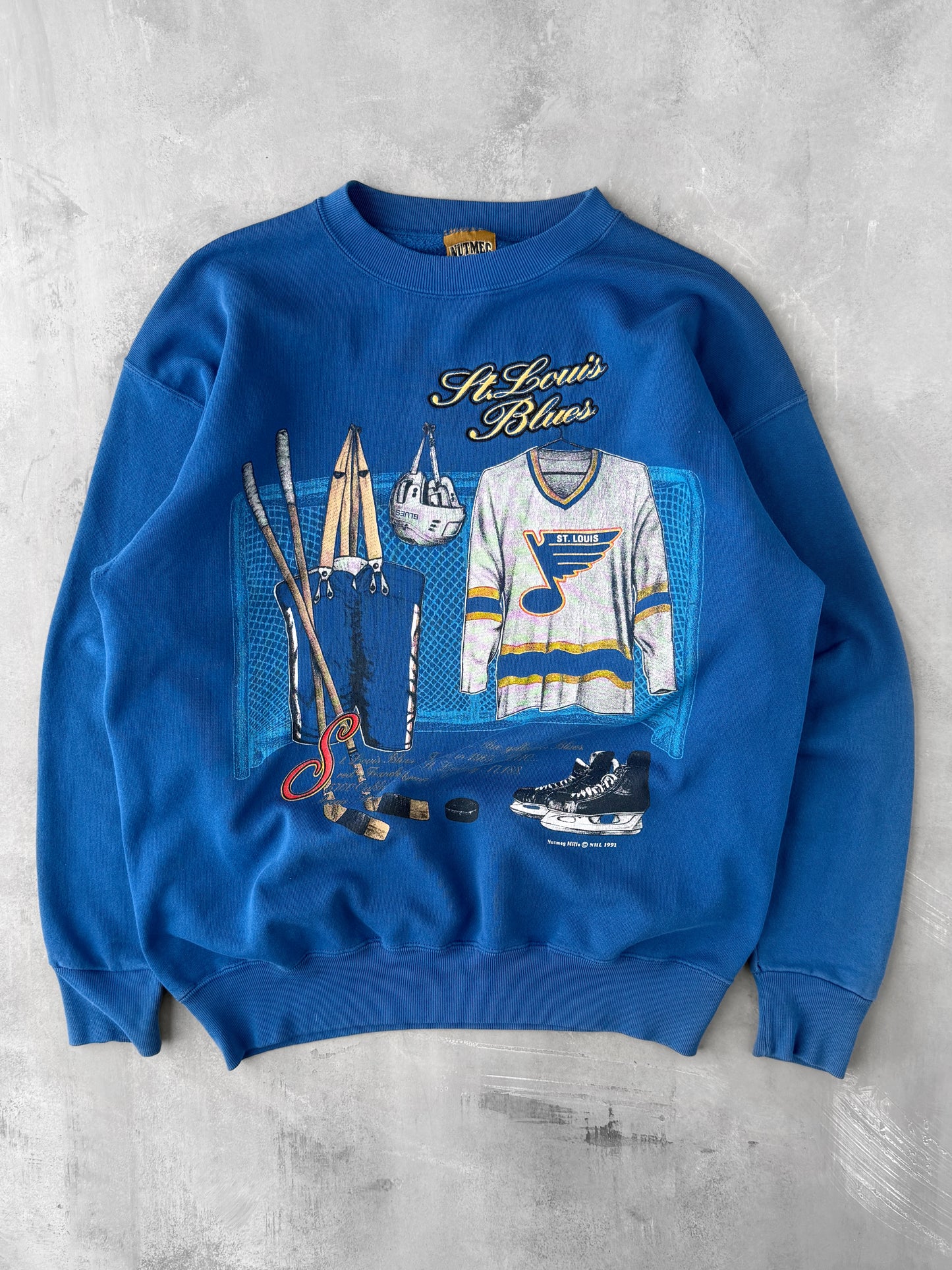 St. Louis Blues Sweatshirt '91 - Large