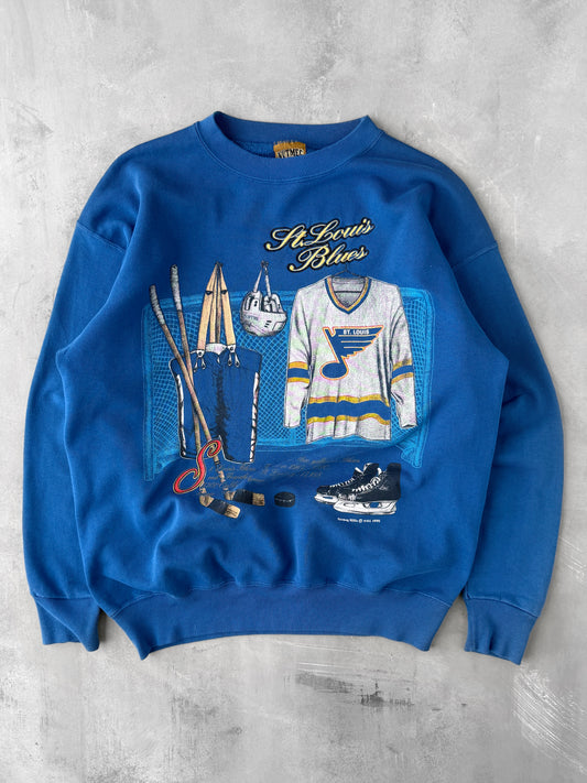 St. Louis Blues Sweatshirt '91 - Large
