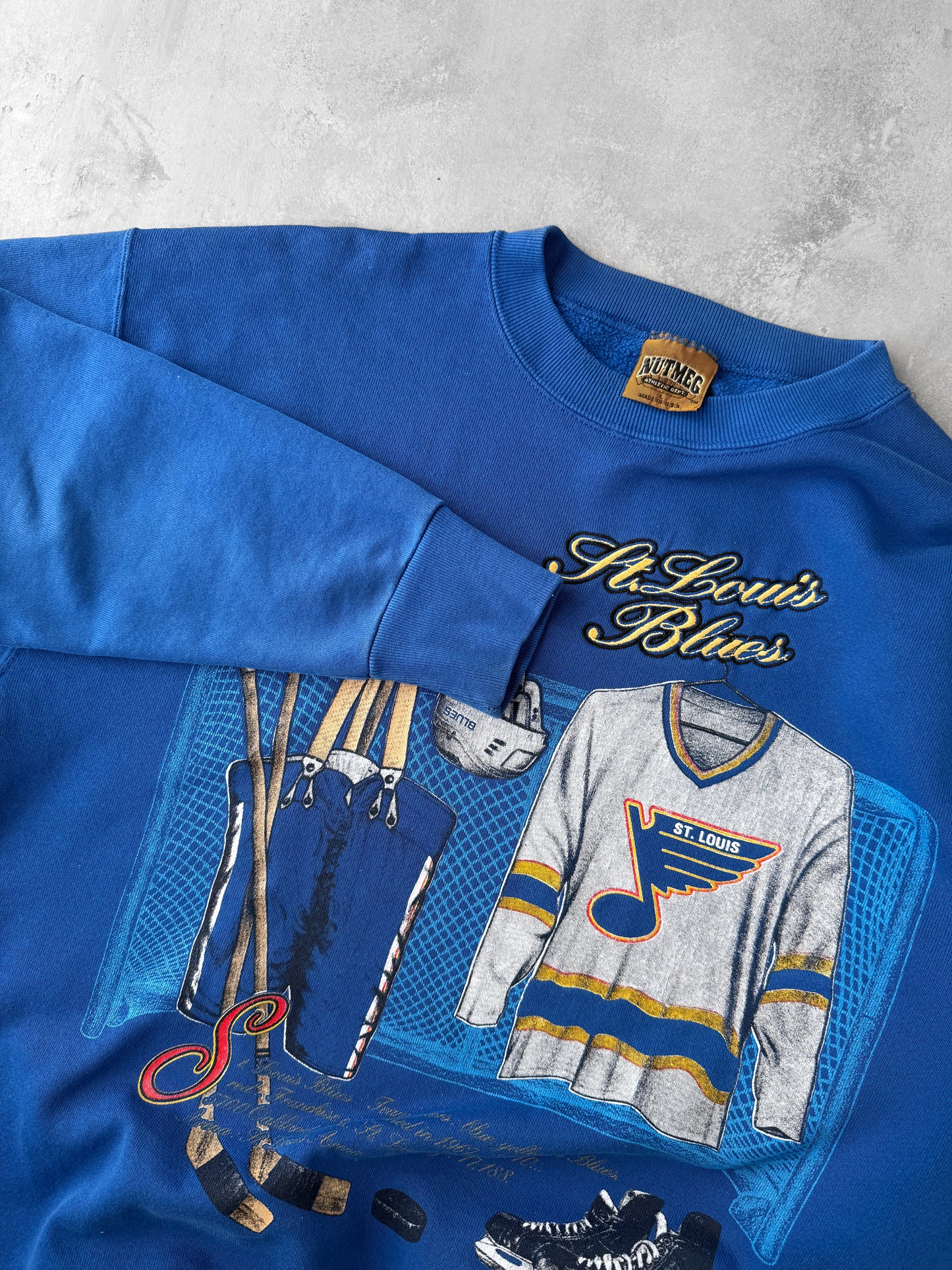 St. Louis Blues Sweatshirt '91 - Large