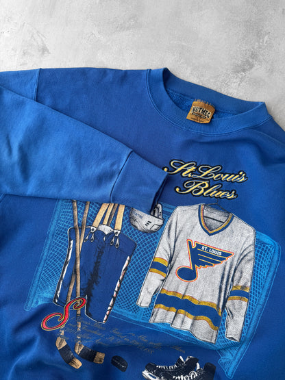 St. Louis Blues Sweatshirt '91 - Large