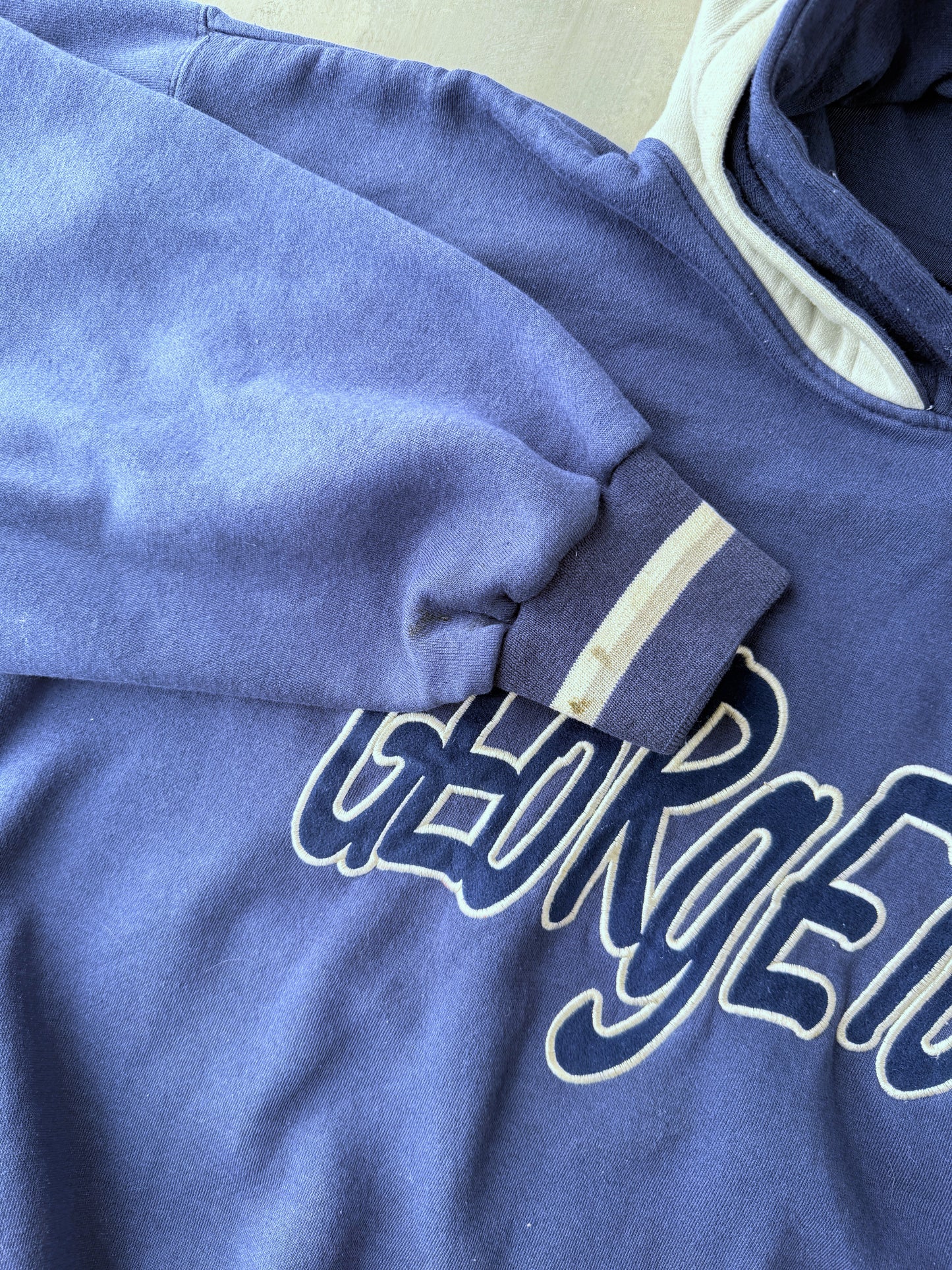 Georgetown University Starter Hoodie 90's - Large