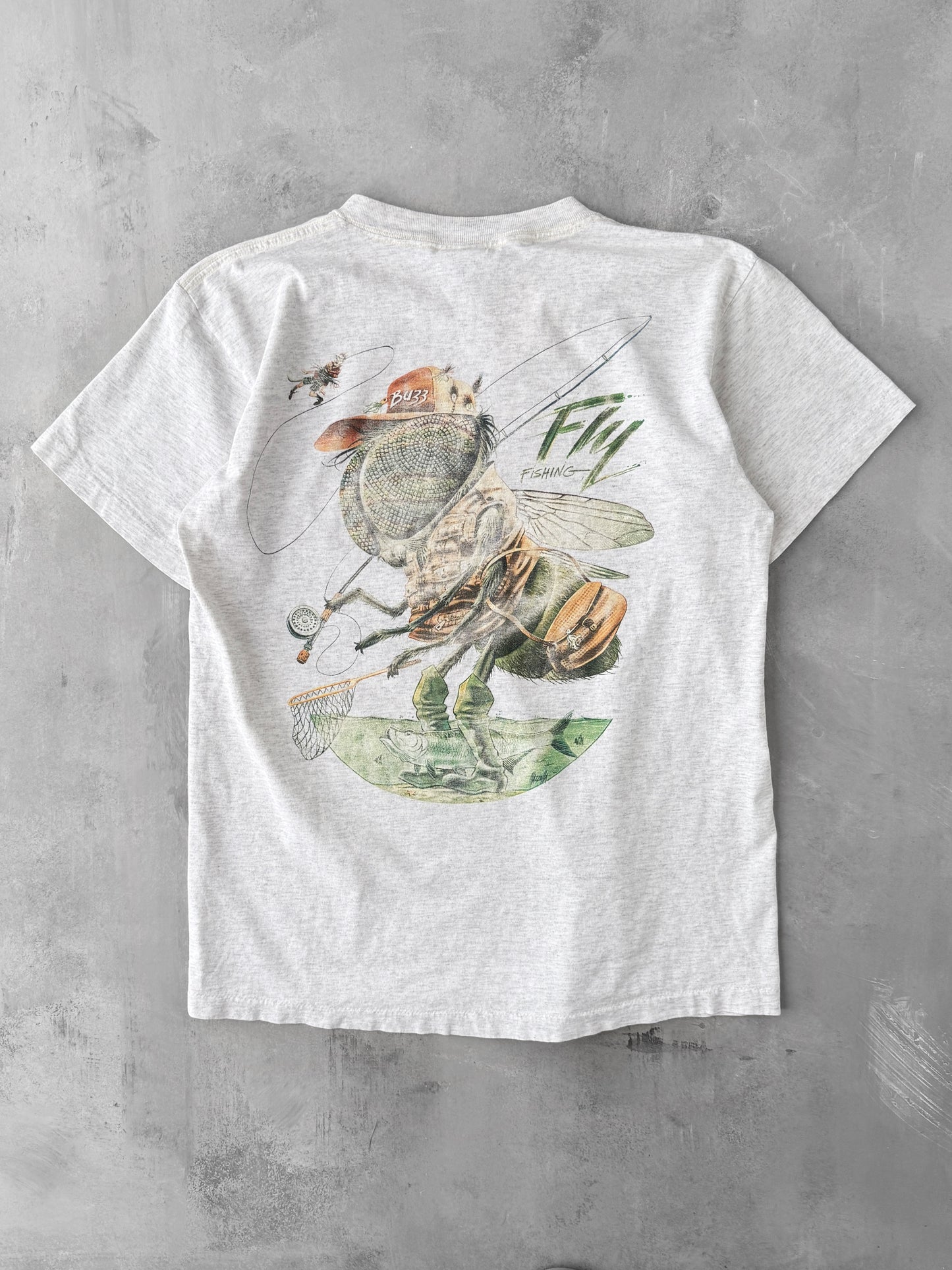 Fly Fishing T-Shirt 90's - Large