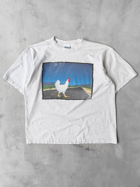 Budweiser Chicken Crossed the Road T-Shirt '97 - XXL