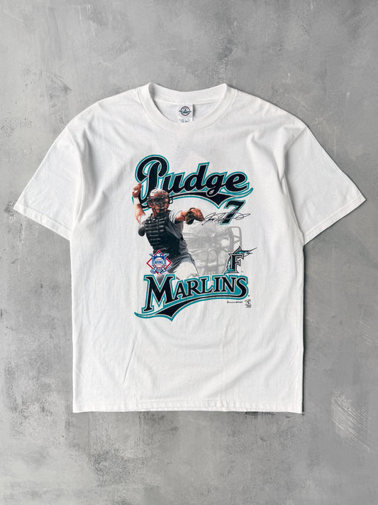 Florida Marlins Pudge T-Shirt '03 - Large