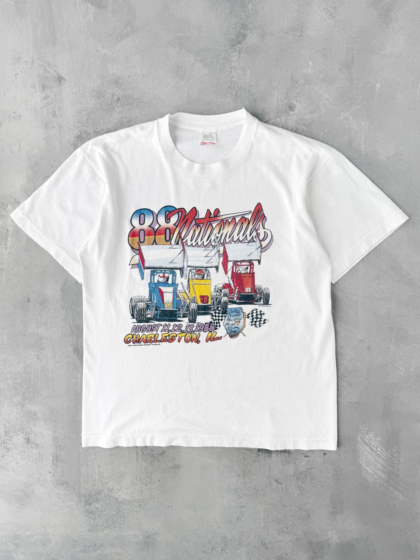Sprint Car Nationals T-Shirt '88 - Large