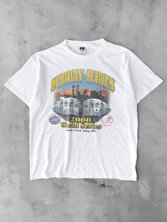 New York Subway Series & Giants T-Shirt '00 - XL