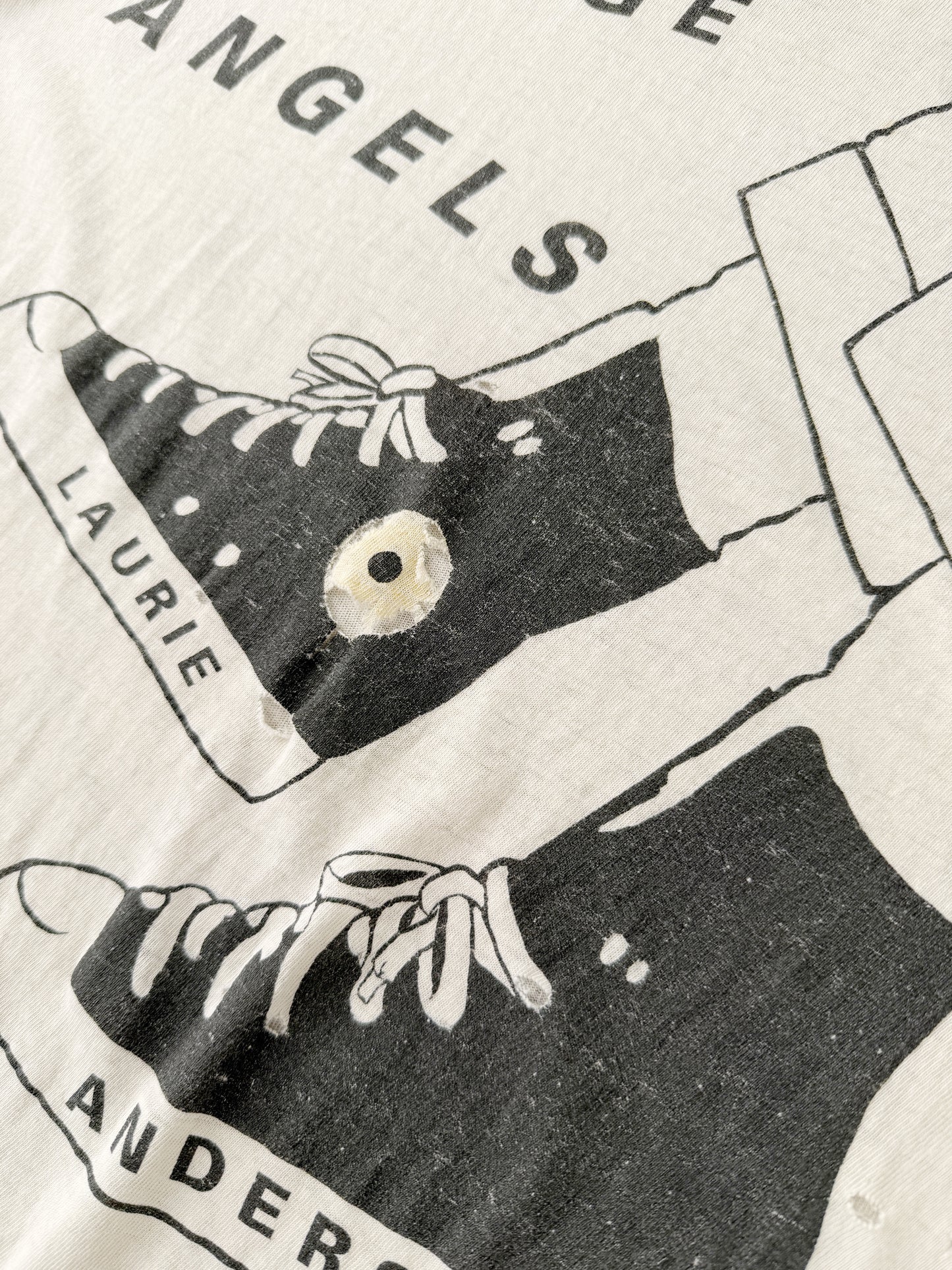 Laurie Anderson Strange Angels Tour T-Shirt '90 - XL