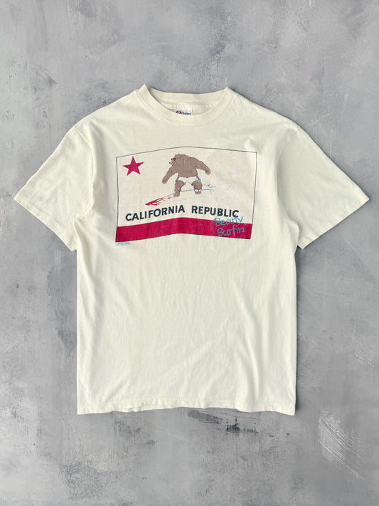 California Republic T-Shirt 80's - Large
