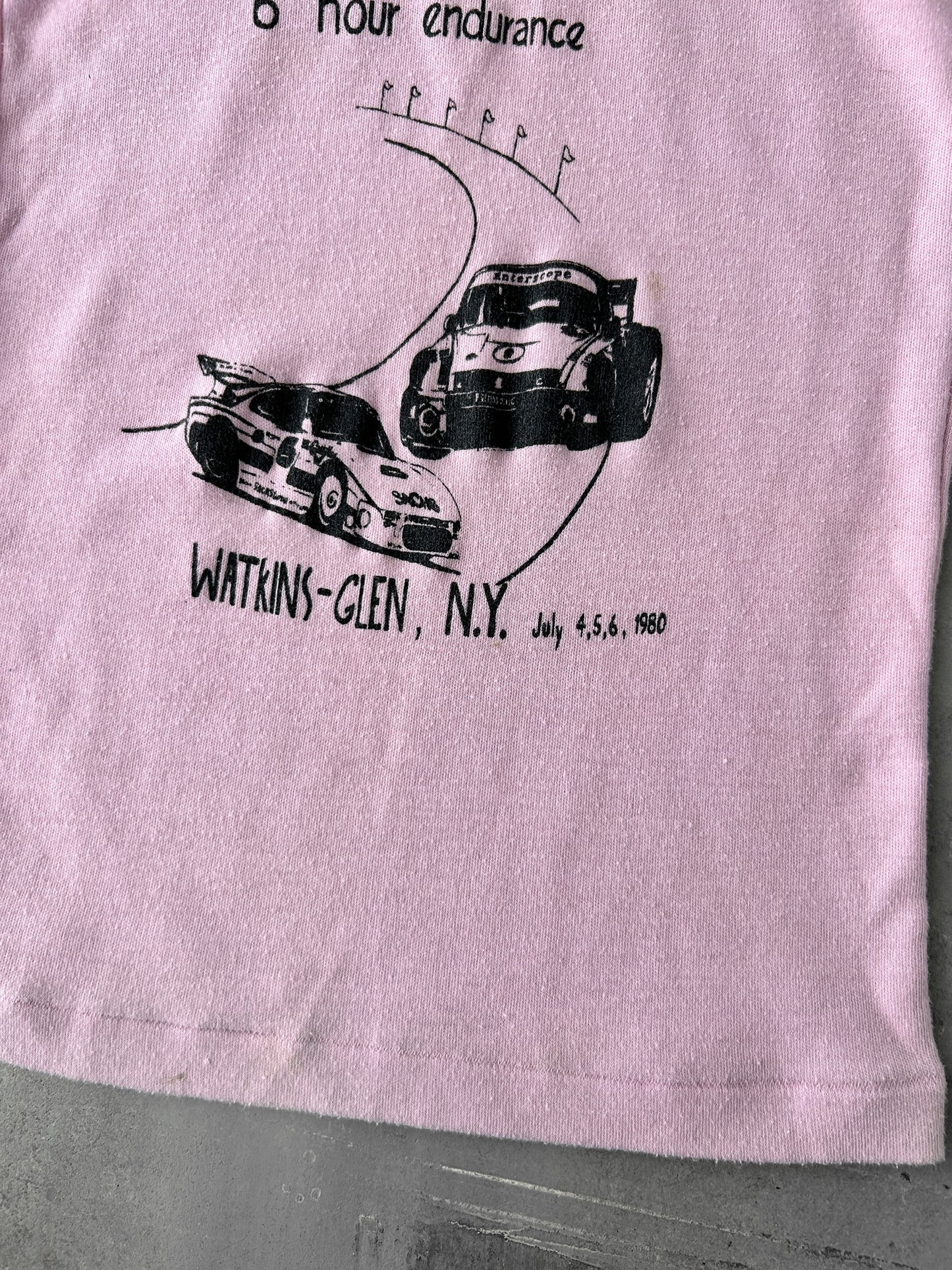 Watkins Glen Racing T-Shirt '80 - XS