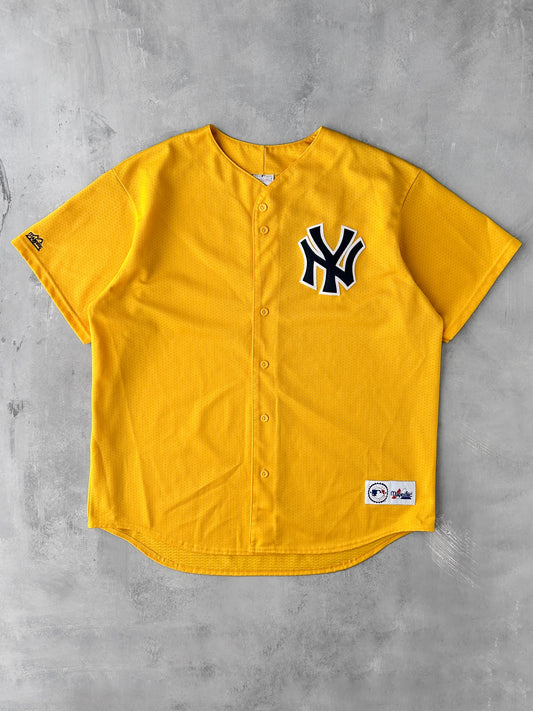 New York Yankees Yellow Jersey 90's - XXL