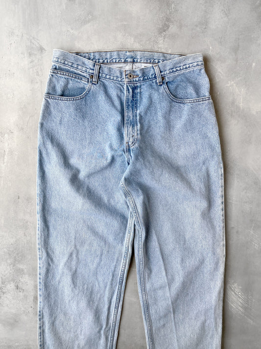 Levi's 595 Light Wash Jeans '99 - 34 x 34