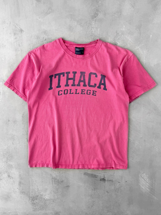 Ithaca College T-Shirt Y2K - Large
