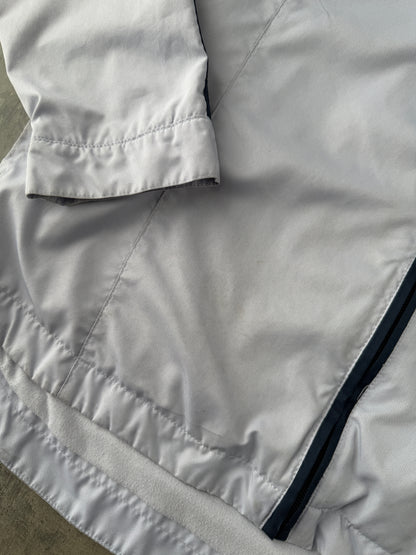 Silver Nike Jacket Y2K - Medium/Large