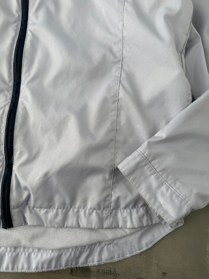 Silver Nike Jacket Y2K - Medium/Large