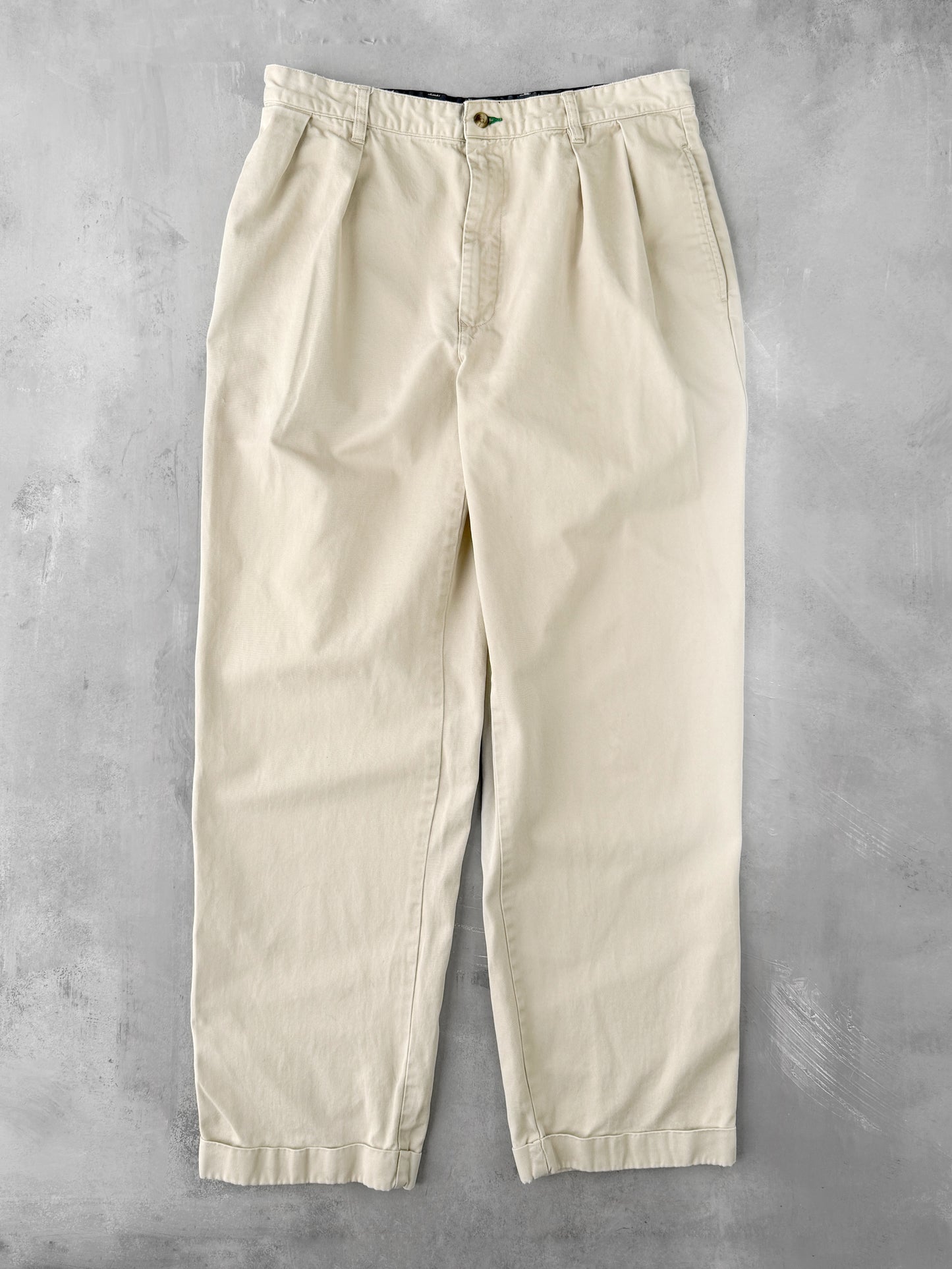 Tommy Hilfiger Pleated Khaki Pants 90's - 33x32