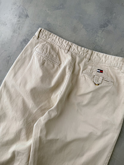 Tommy Hilfiger Pleated Khaki Pants 90's - 33x32