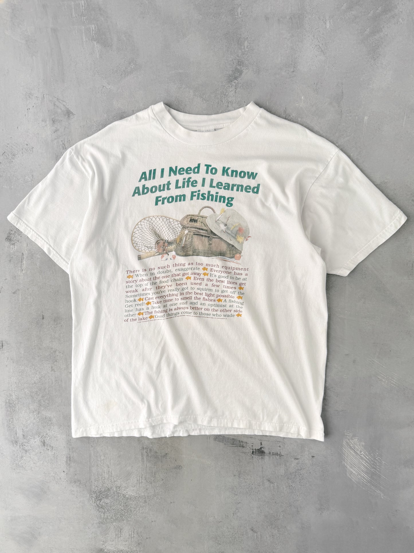Fishing Life Lessons T-Shirt '95 - XL