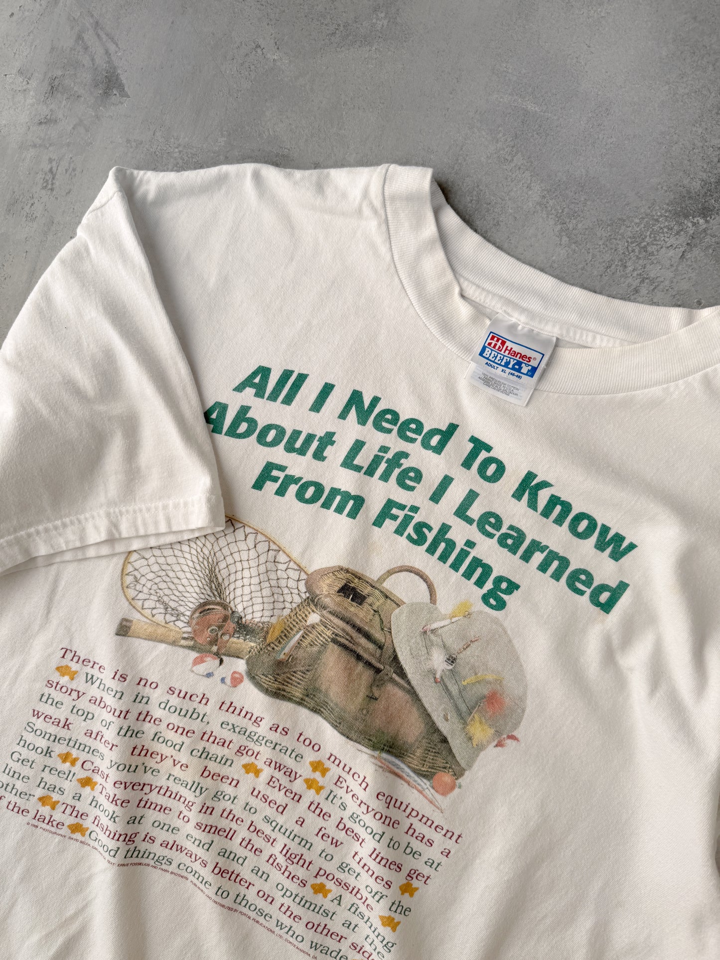 Fishing Life Lessons T-Shirt '95 - XL
