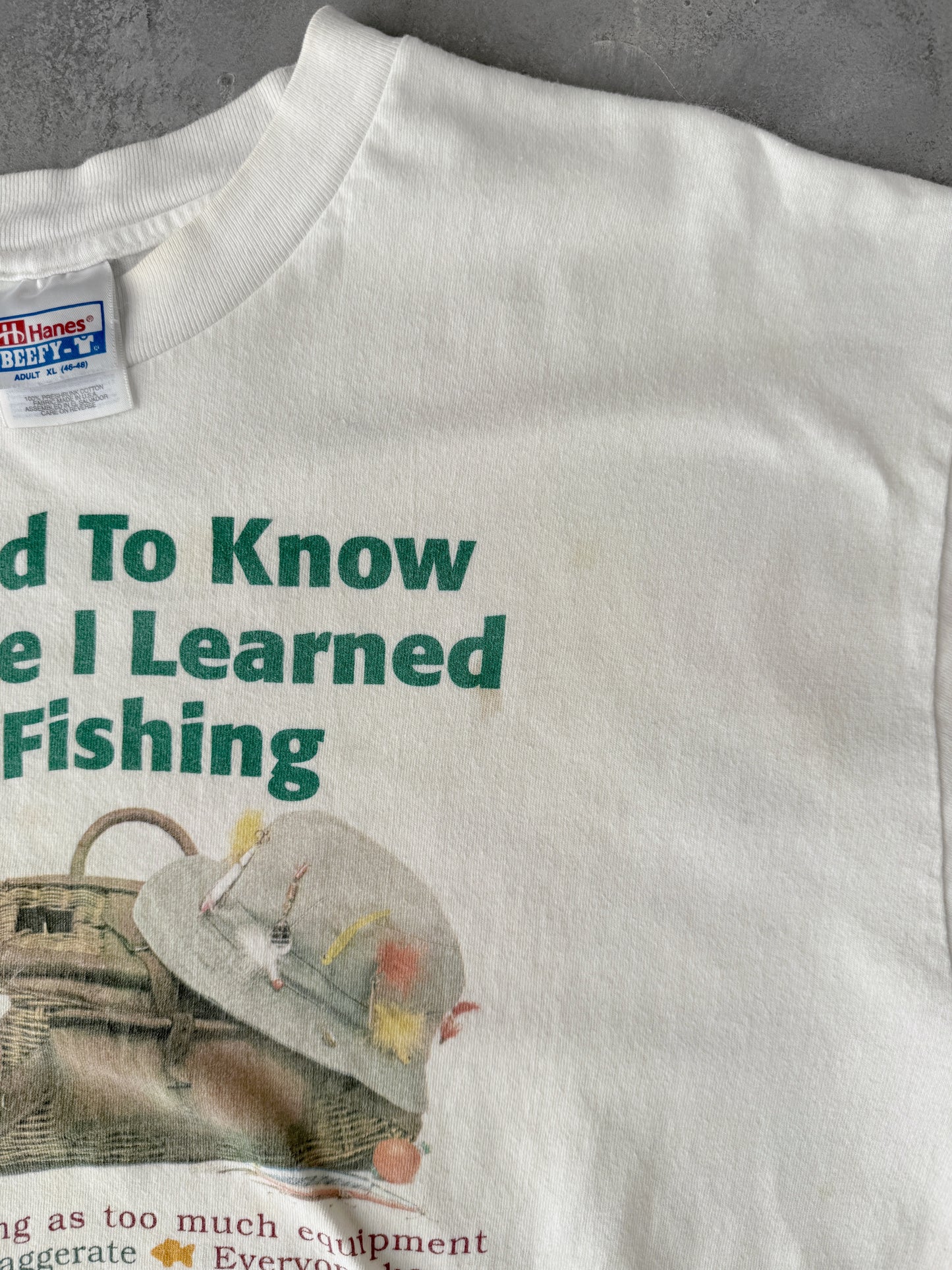 Fishing Life Lessons T-Shirt '95 - XL