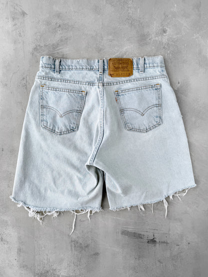 Distressed Levi's Cutoff Jean Shorts 90's - Size 32