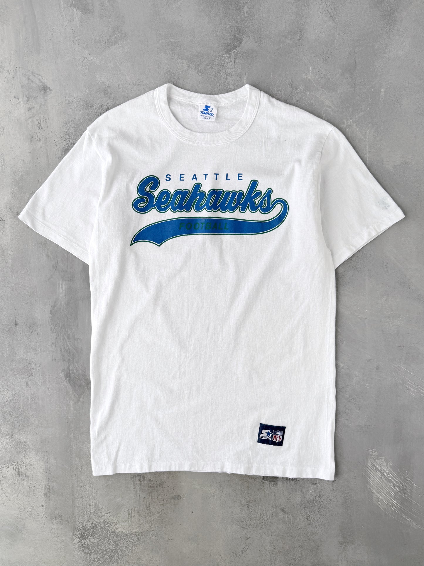 Seattle Seahawks T-Shirt 90's - Medium