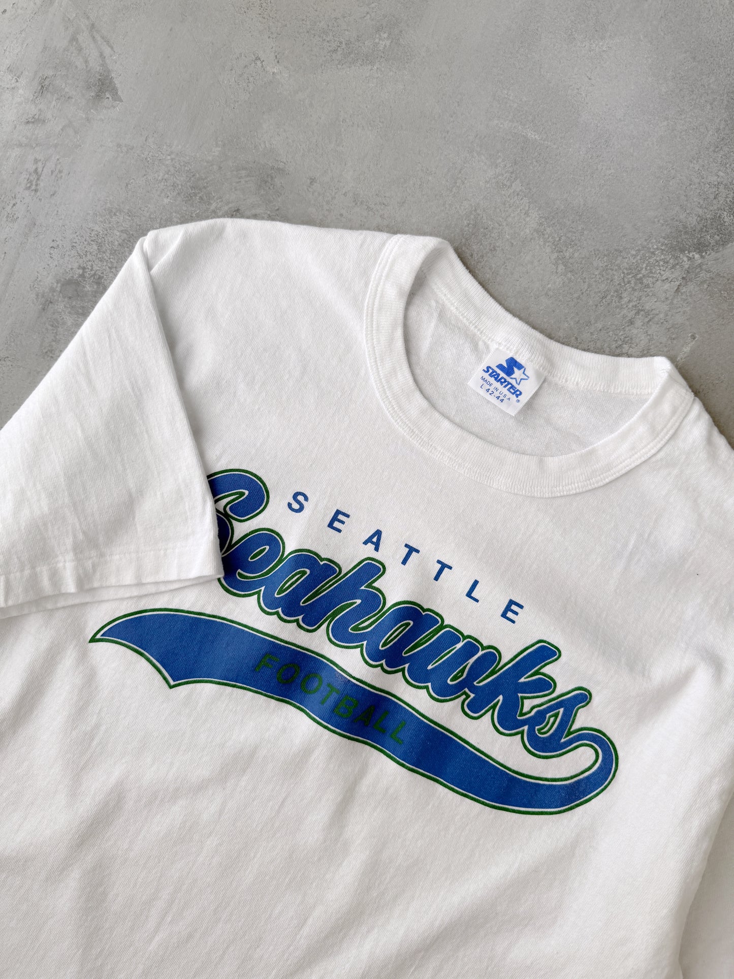 Seattle Seahawks T-Shirt 90's - Medium