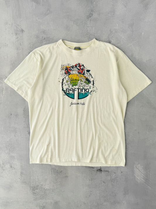Jackson Hole Rafting T-Shirt 80's - Large